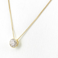 ダイヤモンド デザインネックレス YG イエローゴールド ペンダント ネックレス K18 ダイヤモンド レディース 【中古】nbjwl