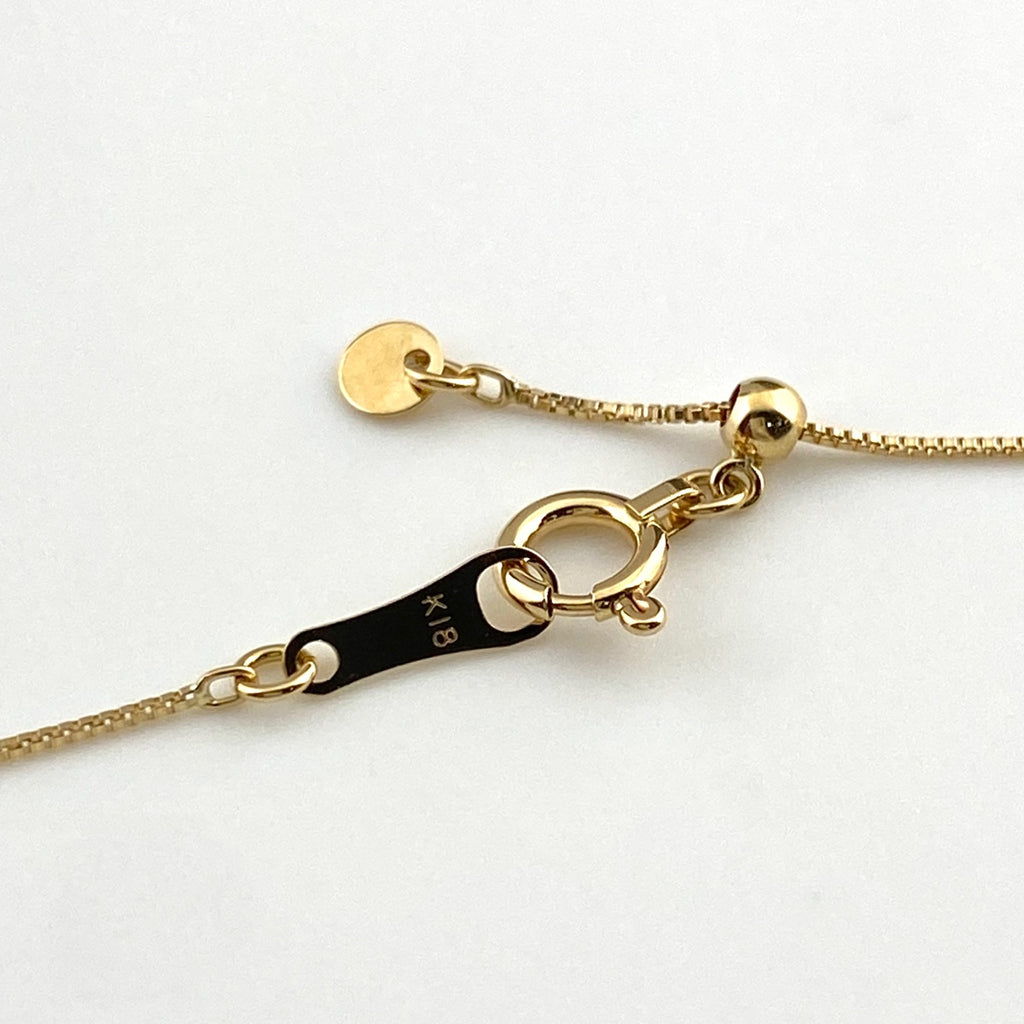 ダイヤモンド デザインネックレス YG イエローゴールド ペンダント ネックレス K18 ダイヤモンド レディース 【中古】nbjwl