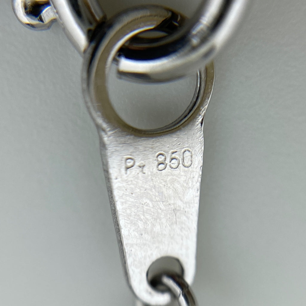 ダイヤモンド デザインネックレス プラチナ ペンダント ネックレス Pt900 Pt850 ダイヤモンド レディース 【中古】nbjwl
