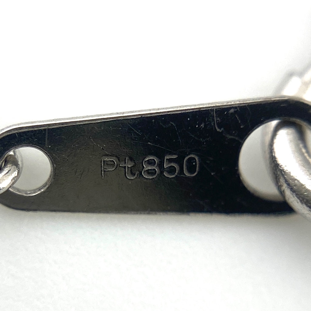 メレダイヤ デザインネックレス プラチナ ペンダント ネックレス Pt900 Pt850 ダイヤモンド レディース 【中古】nbjwl