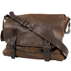 プラダ ロゴ ショルダーバッグ 斜め掛け ショルダーバッグ レザー ブラウン レディース 【中古】brbag