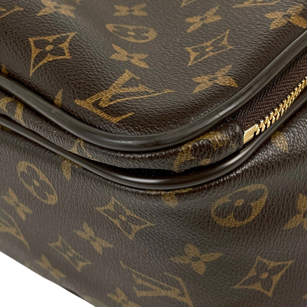 ルイ・ヴィトン イカール キャリーオンバッグ ショルダーバッグ ビジネスバッグ モノグラム ブラウン M23252 メンズ 【中古】brbag