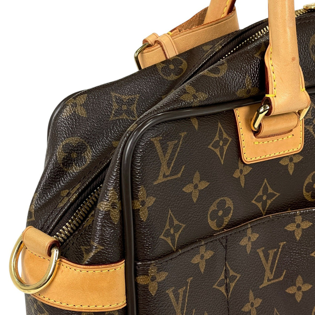 ルイ・ヴィトン イカール キャリーオンバッグ ショルダーバッグ ビジネスバッグ モノグラム ブラウン M23252 メンズ 【中古】brbag