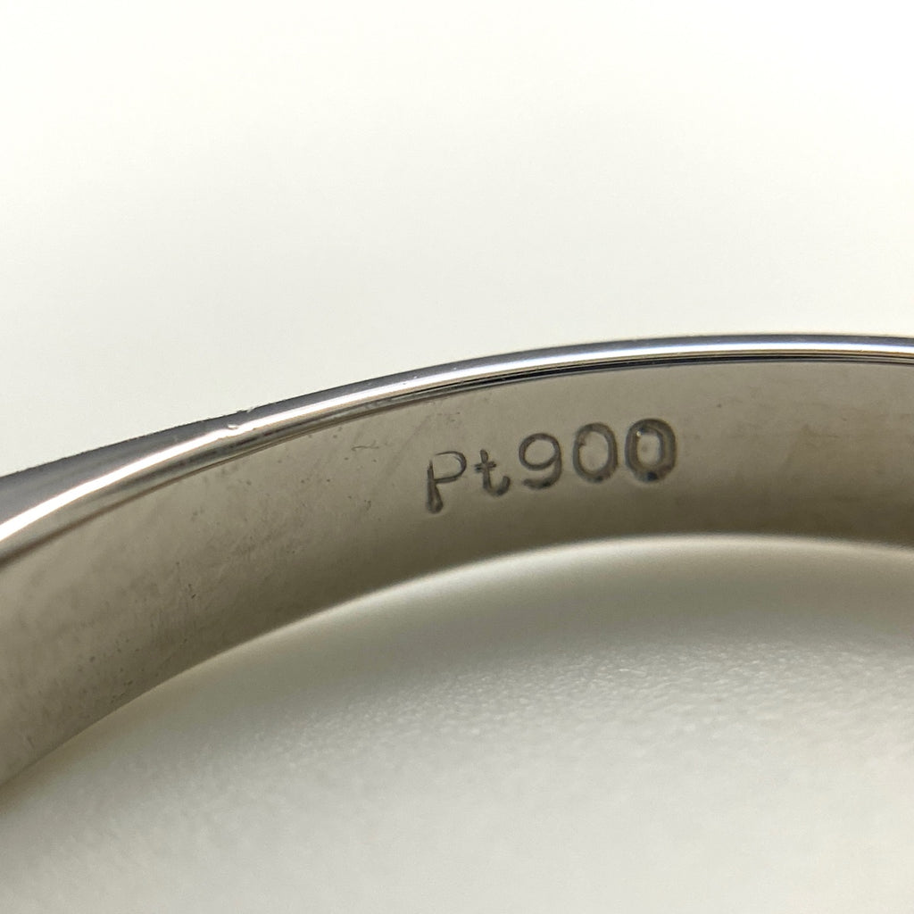 ルビー デザインリング プラチナ 指輪 メレダイヤ リング 12.5号 Pt900 ルビー ダイヤモンド レディース 【中古】nbjwl