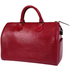 ルイ・ヴィトン スピーディ 30 ボストンバッグ ショッピング 通勤 ハンドバッグ エピ カスティリアンレッド M43007 レディース 【中古】brbag