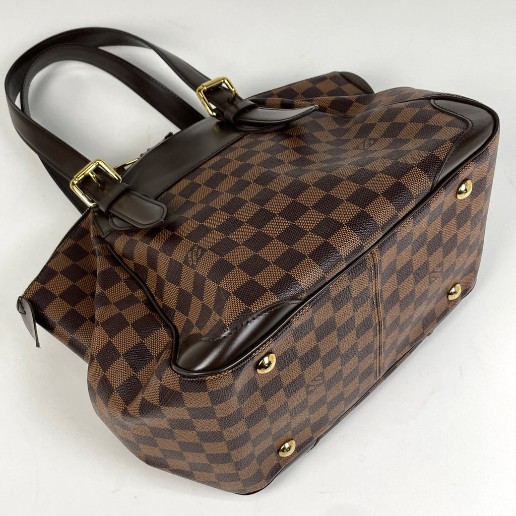 ルイ・ヴィトン ヴェローナ MM ハンドバッグ トートバッグ ショルダーバッグ ダミエ ブラウン N41118 レディース 【中古】brbag