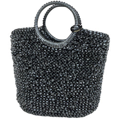 アンテプリマ ワイヤーバッグ 2WAY ショルダーバッグ チェーンショルダー ハンドバッグ PVC グレー レディース 【中古】brbag