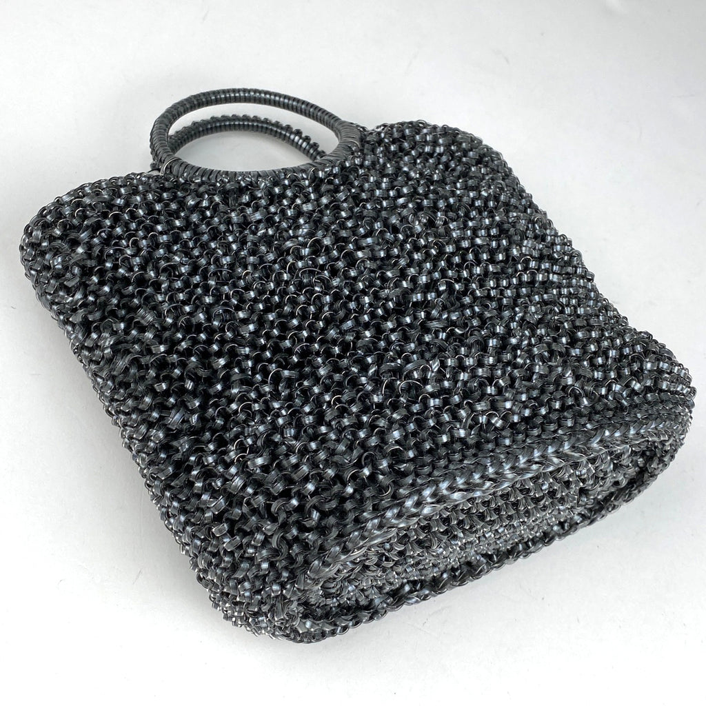 アンテプリマ ワイヤーバッグ 2WAY ショルダーバッグ チェーンショルダー ハンドバッグ PVC グレー レディース 【中古】brbag