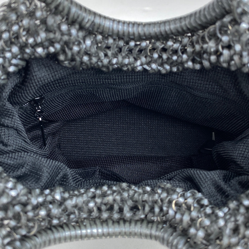 アンテプリマ ワイヤーバッグ 2WAY ショルダーバッグ チェーンショルダー ハンドバッグ PVC グレー レディース 【中古】brbag