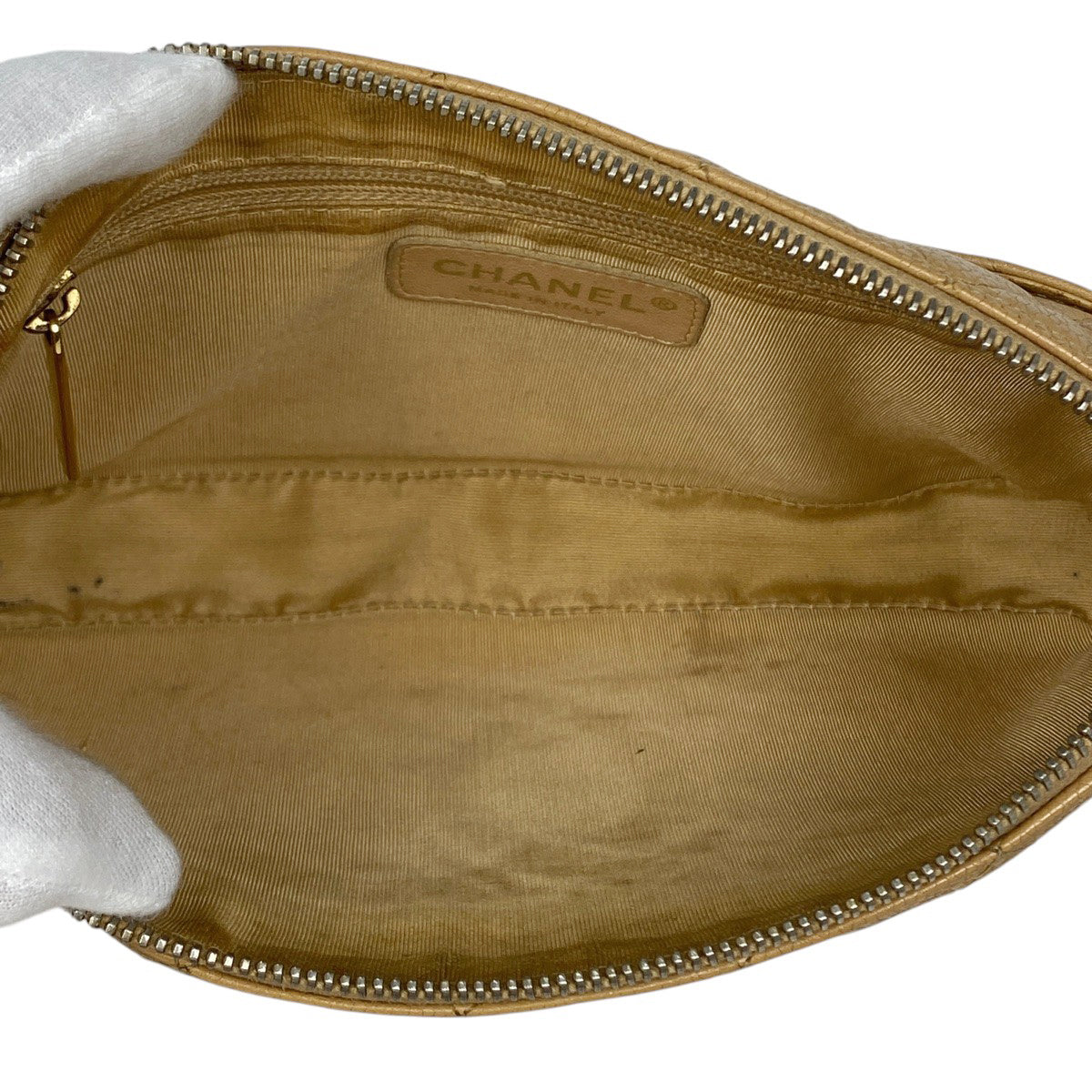 CHANEL バッグ ラグジュアリーライン ココマーク レザー ベージュ