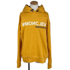 モンクレール ロゴ パーカー フーディー トップス パーカー 綿 イエロー メンズ 【中古】brapp