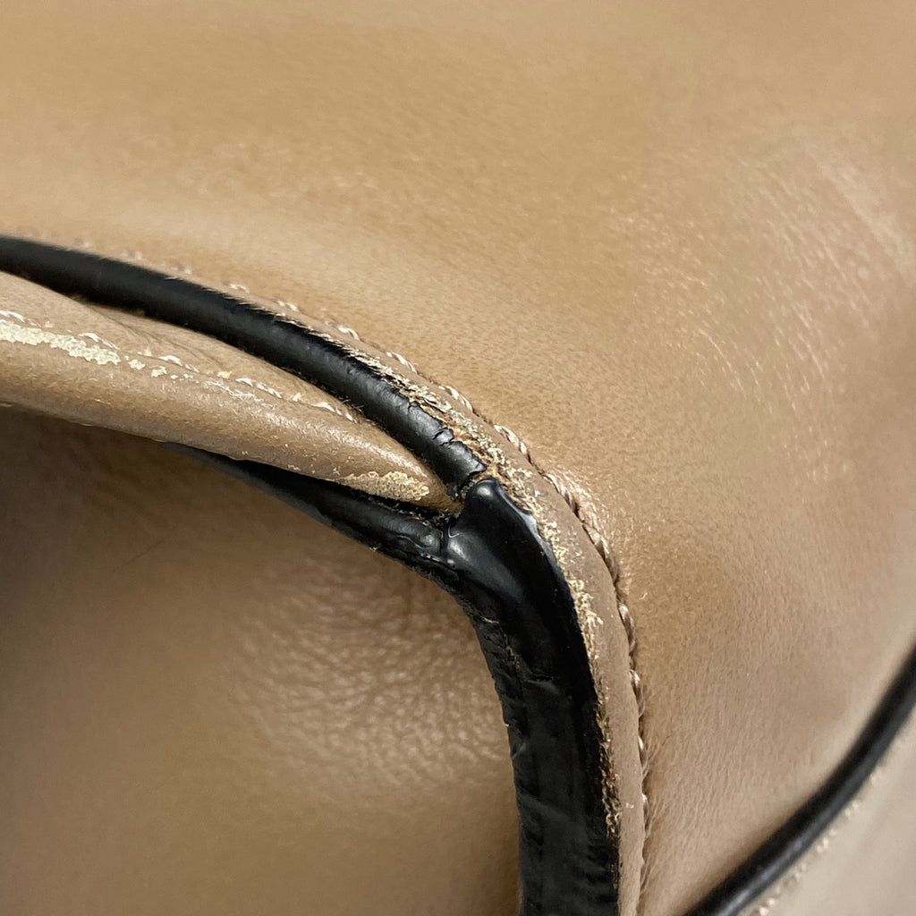 フェンディ ロゴ リュックサック バックパック ハンドバッグ フェイス リュック レザー ブラウン 7VZ029 レディース 【中古】brbag