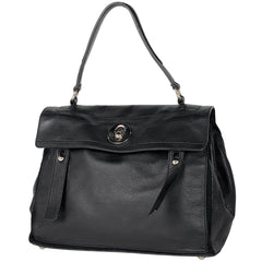 イヴ・サンローラン ミューズトゥ ハンドバッグ 手提げ ハンドバッグ レザー ブラック 229680 レディース 【中古】brbag