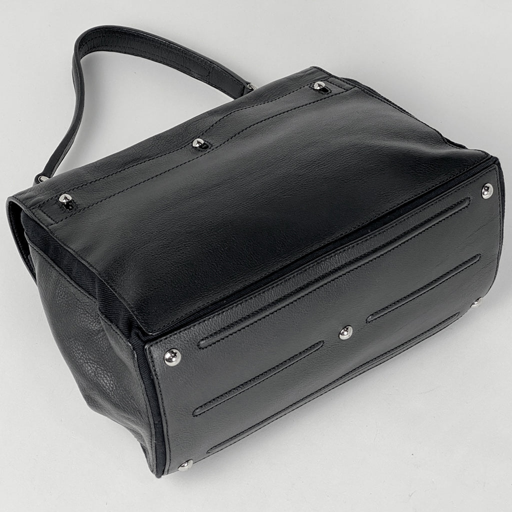 イヴ・サンローラン ミューズトゥ ハンドバッグ 手提げ ハンドバッグ レザー ブラック 229680 レディース 【中古】brbag