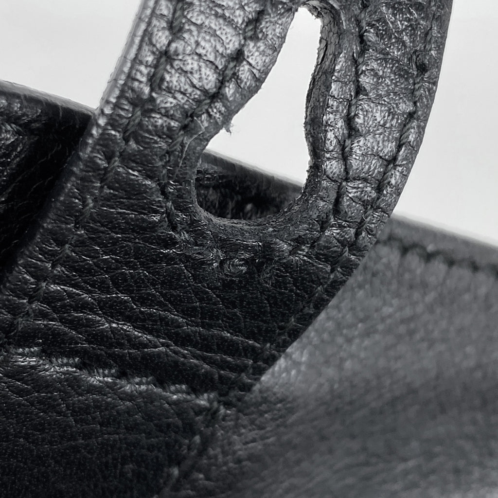 イヴ・サンローラン ミューズトゥ ハンドバッグ 手提げ ハンドバッグ レザー ブラック 229680 レディース 【中古】brbag