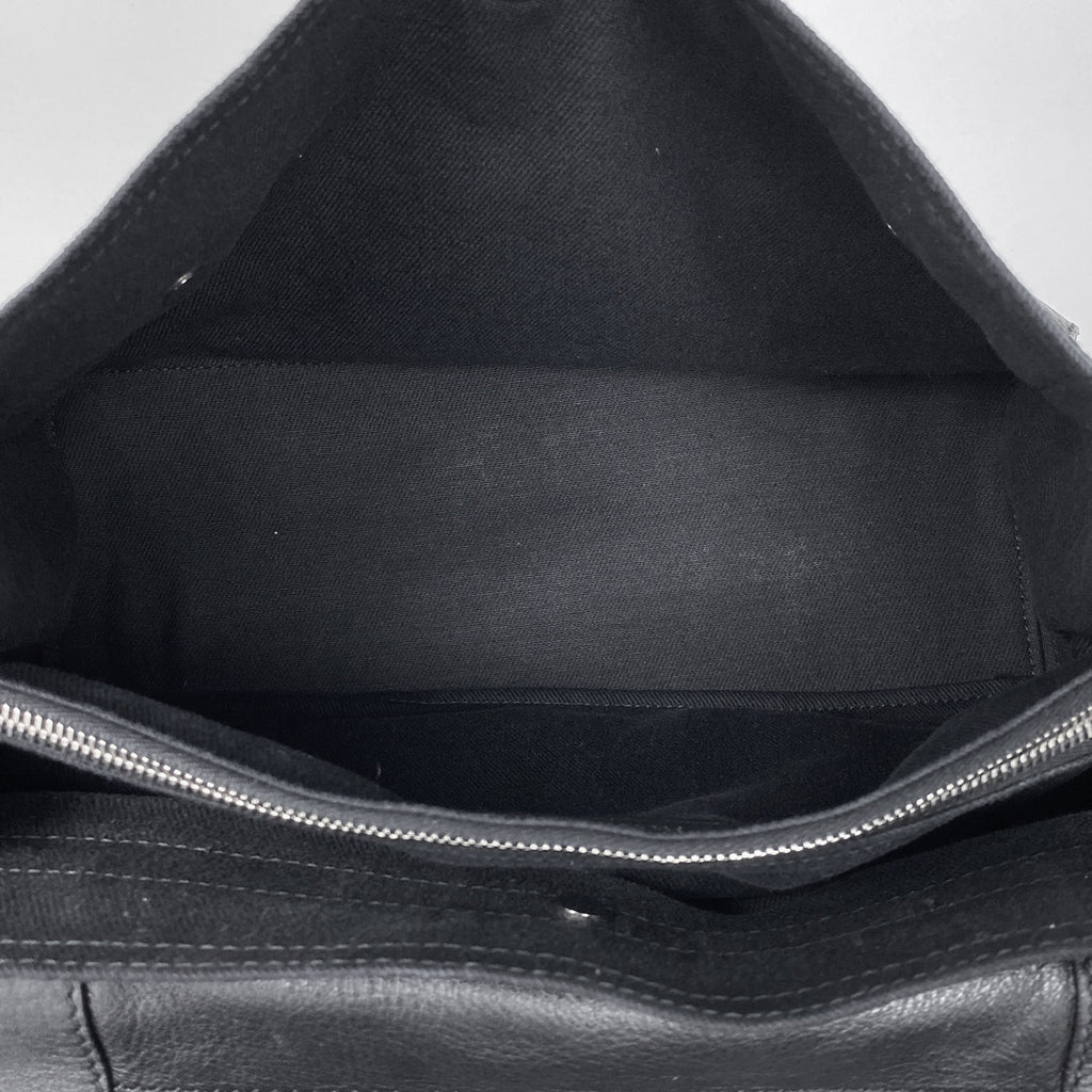 イヴ・サンローラン ミューズトゥ ハンドバッグ 手提げ ハンドバッグ レザー ブラック 229680 レディース 【中古】brbag