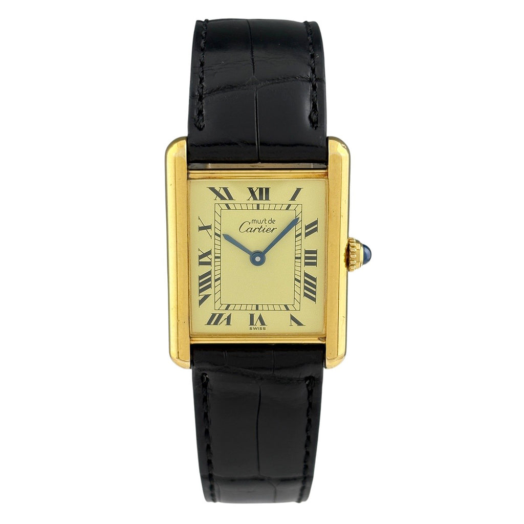 カルティエ マストタンク LM ヴェルメイユ W1002753 腕時計 シルバー