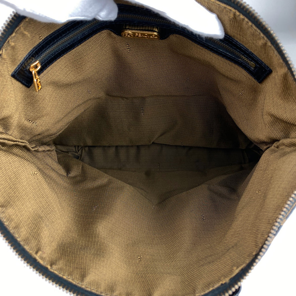 フェンディ ズッカ柄 ハンドバッグ トートバッグ ハンドバッグ キャンバス ブラウン 26150 レディース 【中古】brbag