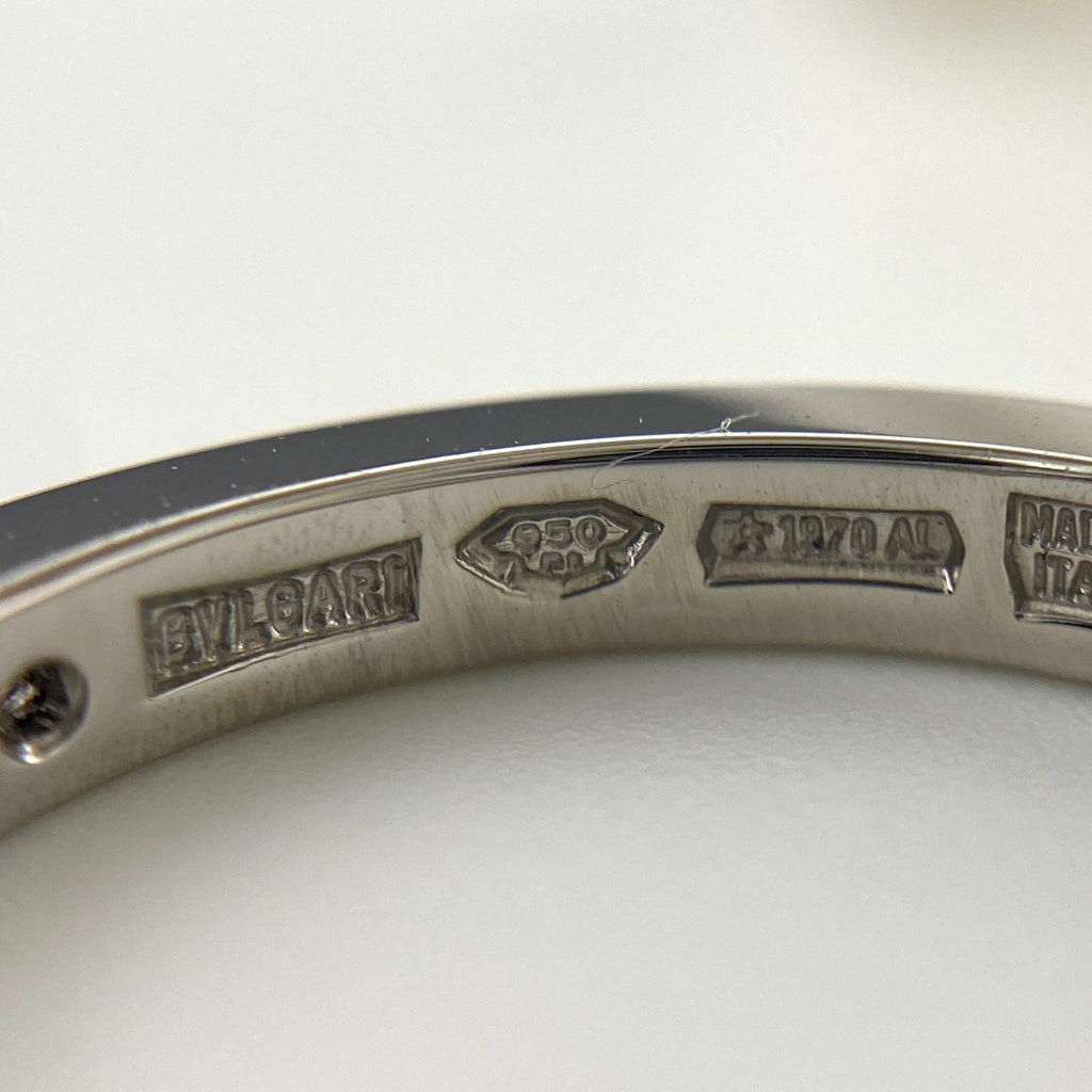 ブルガリ デディカータ ア ヴェネチア リング プラチナ 指輪 メレダイヤ リング 6号 Pt950 ダイヤモンド レディース 【中古】brjwl