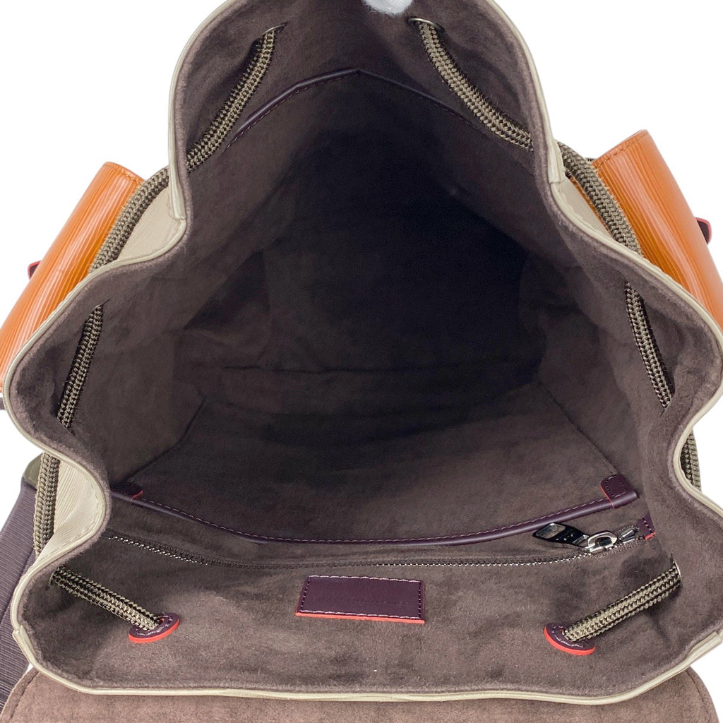 ルイ・ヴィトン クリストファー MM バッグパック 2017 リュック エピ グリーン ブラウン M53425 メンズ 【中古】brbag
