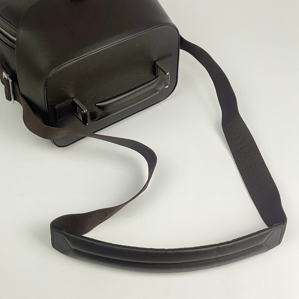 ルイ・ヴィトン チャーリー カメラバッグ ショルダーバッグ モノグラムグラセレザー カフェ(ダークブラウン) M46510 メンズ 【中古】brbag