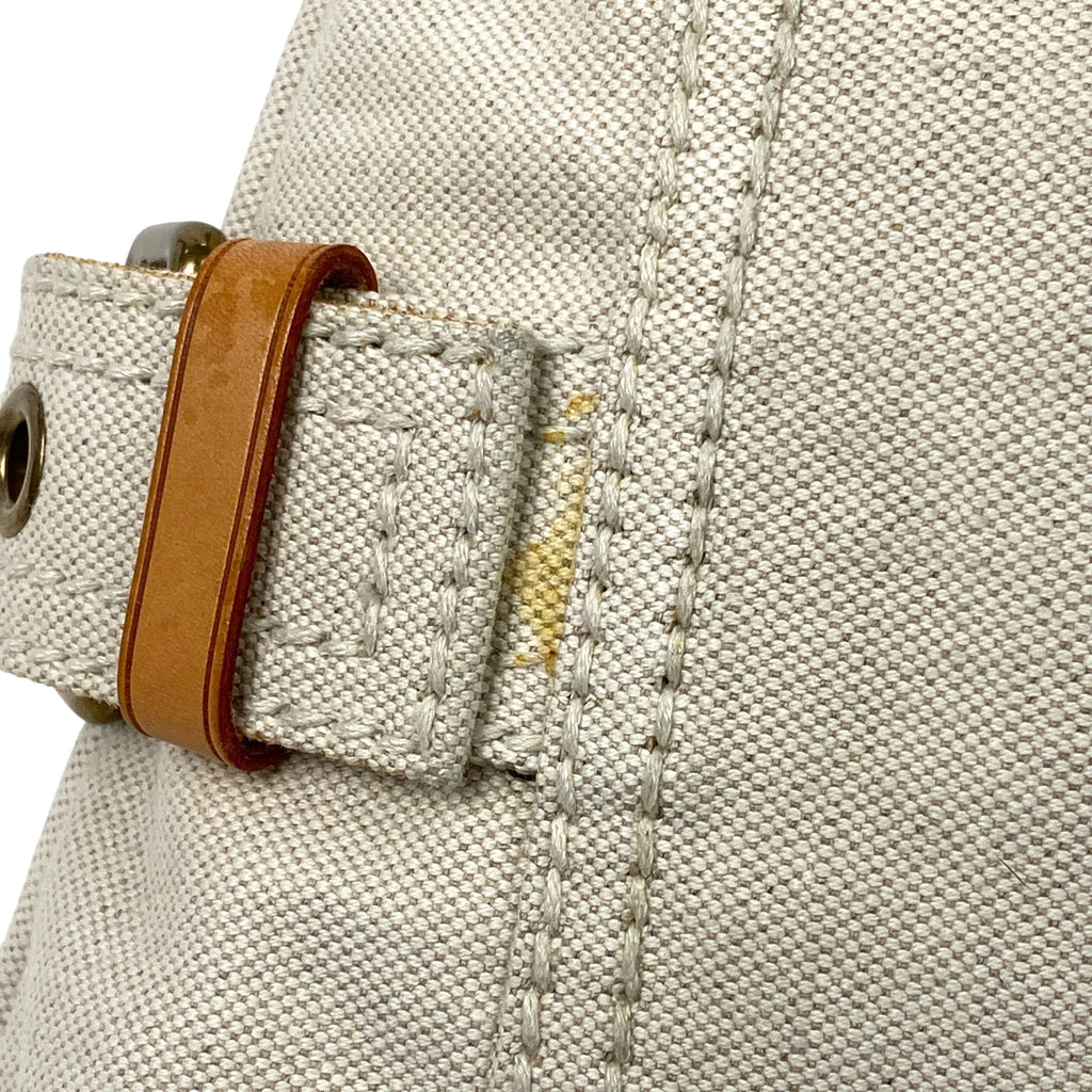 ルイ・ヴィトン グローブショッパー MM クルーズライン トートバッグ キャンバス ブルー M95114 レディース 【中古】brbag