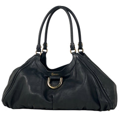 グッチ ロゴ ショルダーバッグ アビー トートバッグ ショルダーバッグ レザー ブラック 189835 レディース 【中古】brbag