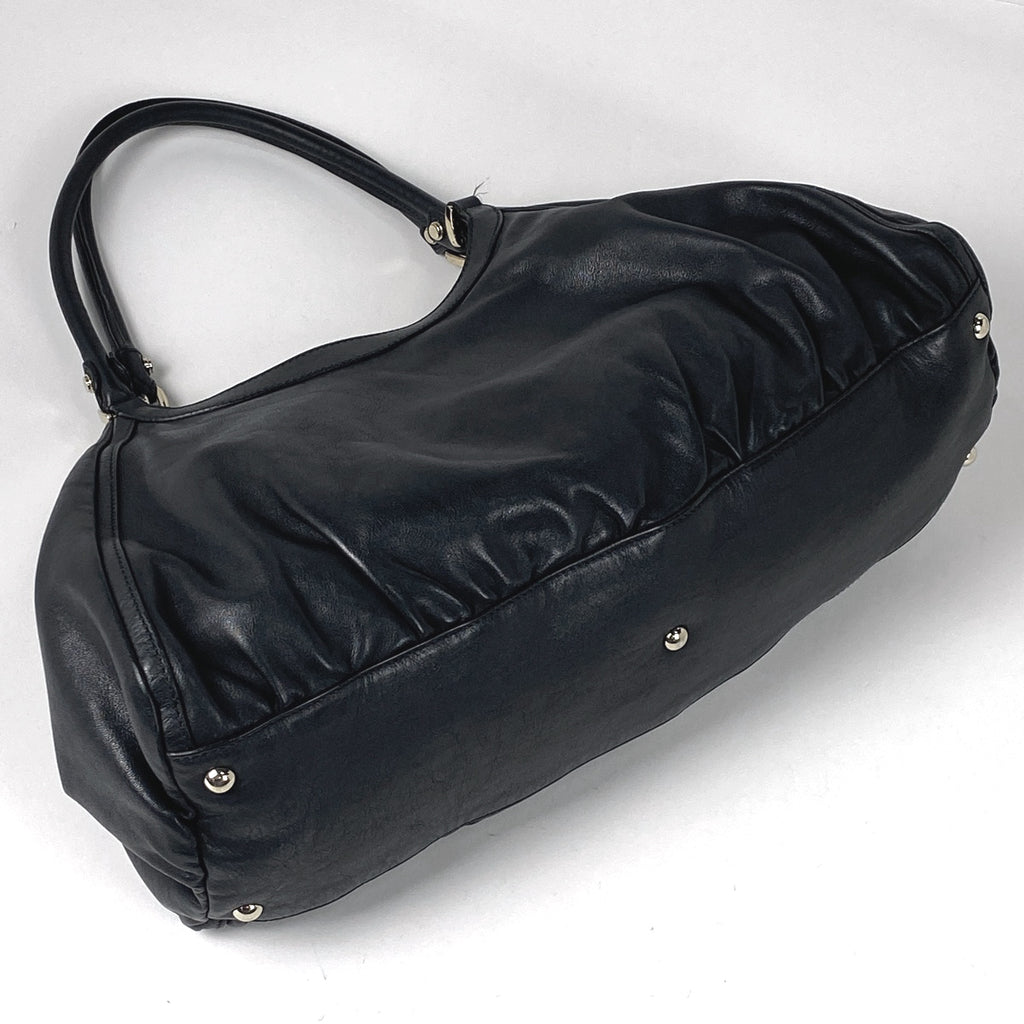 グッチ ロゴ ショルダーバッグ アビー トートバッグ ショルダーバッグ レザー ブラック 189835 レディース 【中古】brbag
