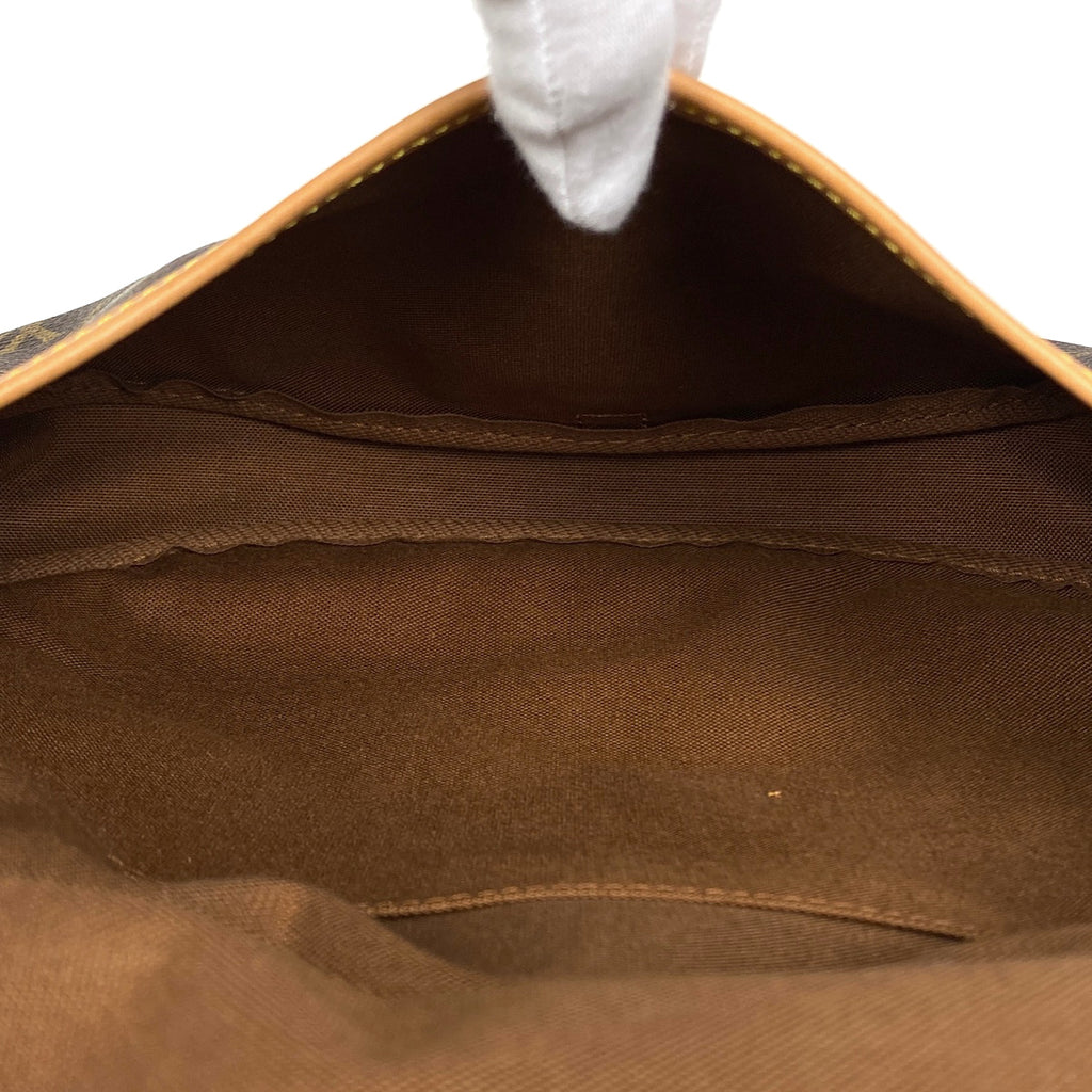 ルイ・ヴィトン ソミュール 30 斜め掛け ショルダーバッグ モノグラム ブラウン M42256 レディース 【中古】brbag