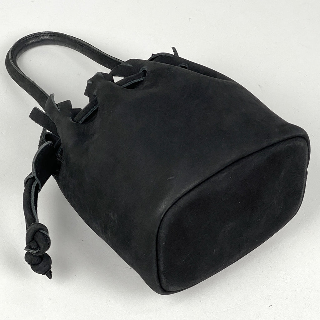 サルヴァトーレフェラガモ ロゴ ハンドバッグ 巾着型 ハンドバッグ スエード ブラック 4248 レディース 【中古】brbag