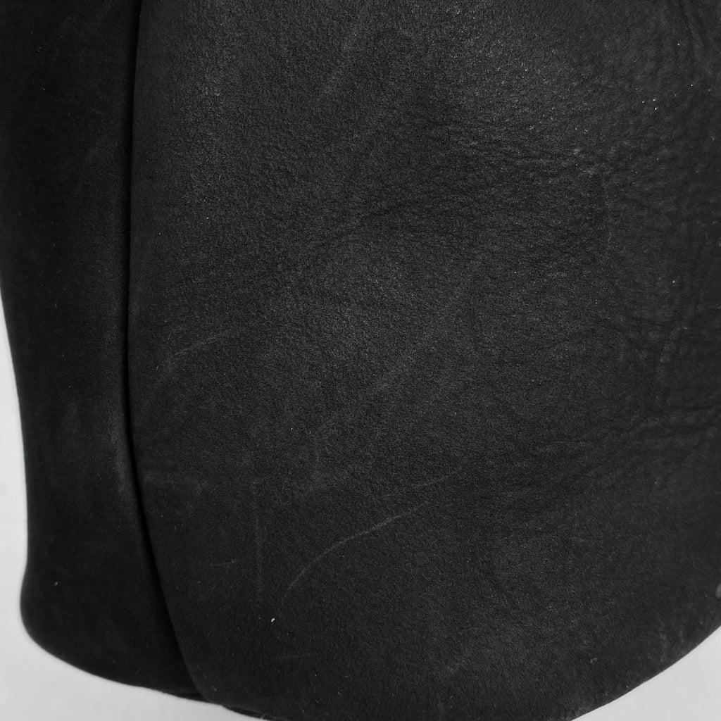 サルヴァトーレフェラガモ ロゴ ハンドバッグ 巾着型 ハンドバッグ スエード ブラック 4248 レディース 【中古】brbag