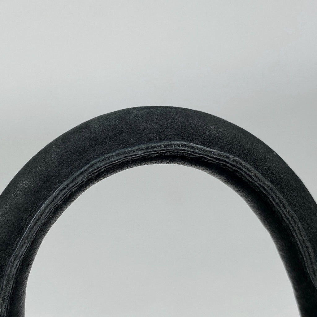 サルヴァトーレフェラガモ ロゴ ハンドバッグ 巾着型 ハンドバッグ スエード ブラック 4248 レディース 【中古】brbag