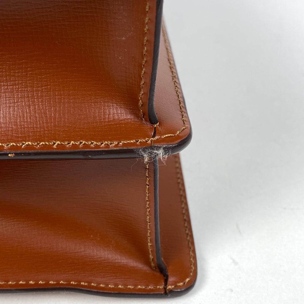 ロエベ アナグラム ビジネスバッグ ブリーフケース ビジネスバッグ レザー ブラウン メンズ 【中古】brbag