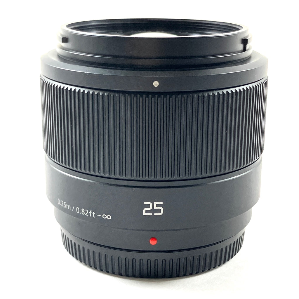 パナソニック Panasonic LUMIX G 25mm F1.7 ASPH. H-H025-K ブラック 一眼カメラ用レンズ（オートフォーカス） 【中古】cambb
