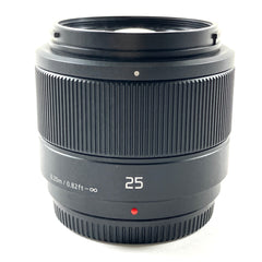 パナソニック Panasonic LUMIX G 25mm F1.7 ASPH. H-H025-K ブラック 一眼カメラ用レンズ（オートフォーカス） 【中古】cambb