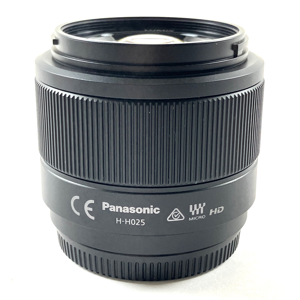 パナソニック Panasonic LUMIX G 25mm F1.7 ASPH. H-H025-K ブラック 一眼カメラ用レンズ（オートフォーカス） 【中古】cambb