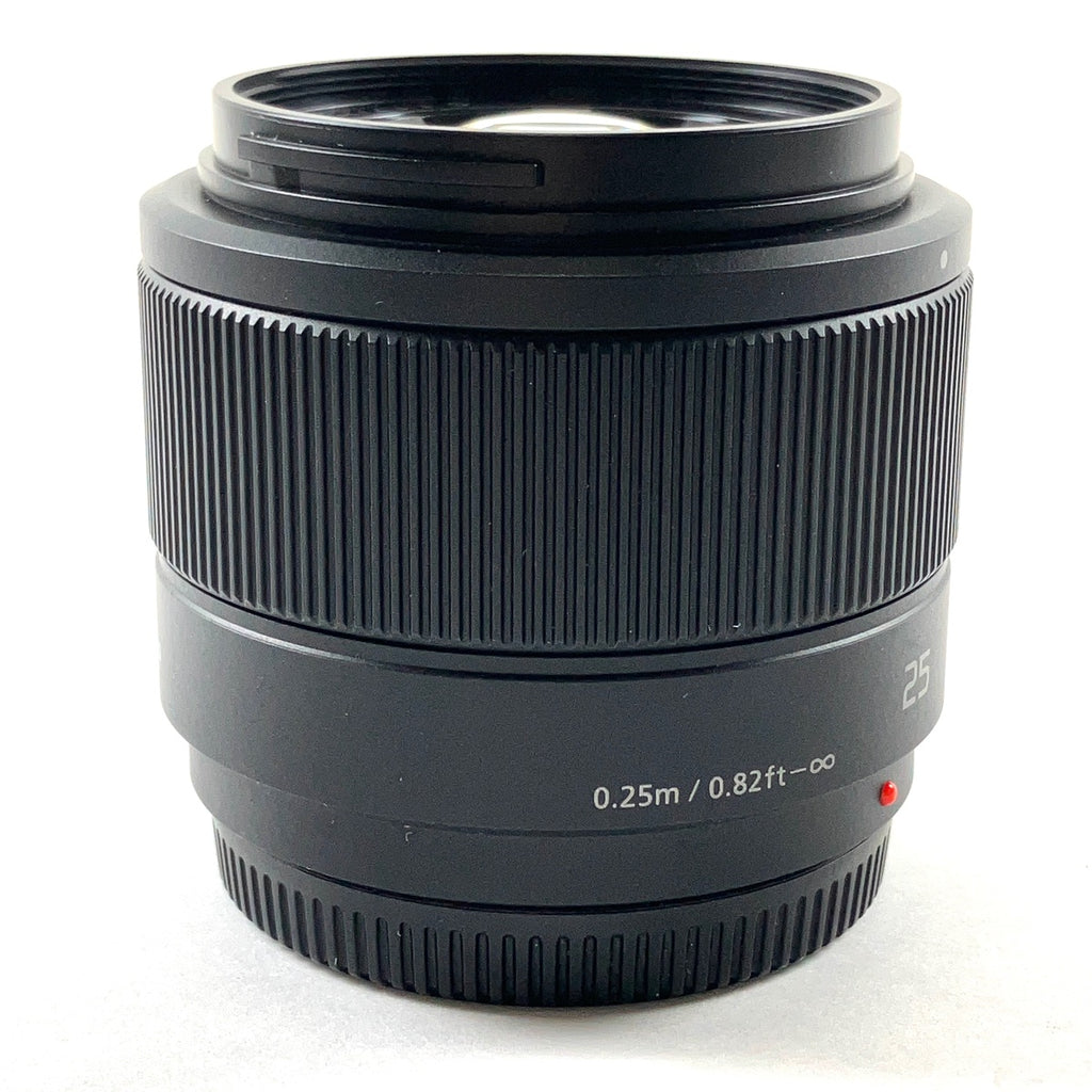 パナソニック Panasonic LUMIX G 25mm F1.7 ASPH. H-H025-K ブラック 一眼カメラ用レンズ（オートフォーカス） 【中古】cambb