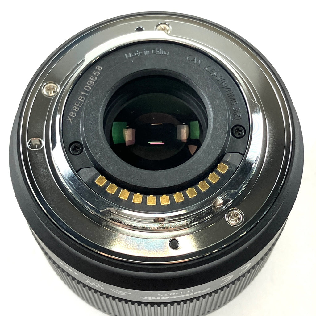 パナソニック Panasonic LUMIX G 25mm F1.7 ASPH. H-H025-K ブラック 一眼カメラ用レンズ（オートフォーカス） 【中古】cambb