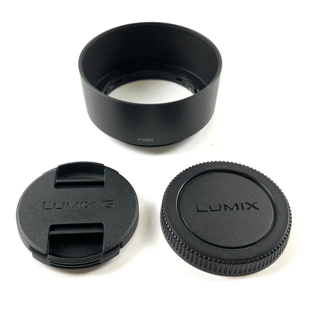 パナソニック Panasonic LUMIX G 25mm F1.7 ASPH. H-H025-K ブラック 一眼カメラ用レンズ（オートフォーカス） 【中古】cambb
