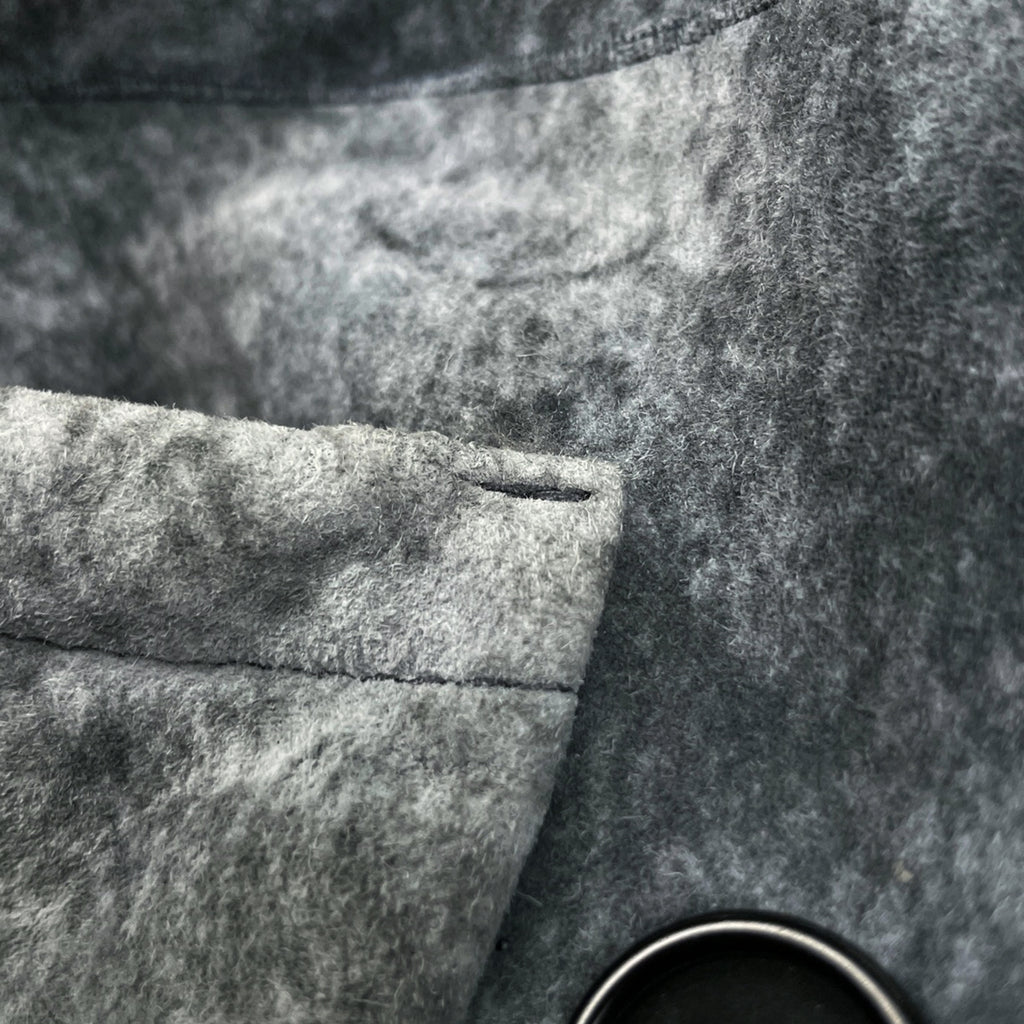 アルマーニ ムートン ロング コート リバーシブル 防寒 アウター その他コート ムートン グレー メンズ 【中古】brapp