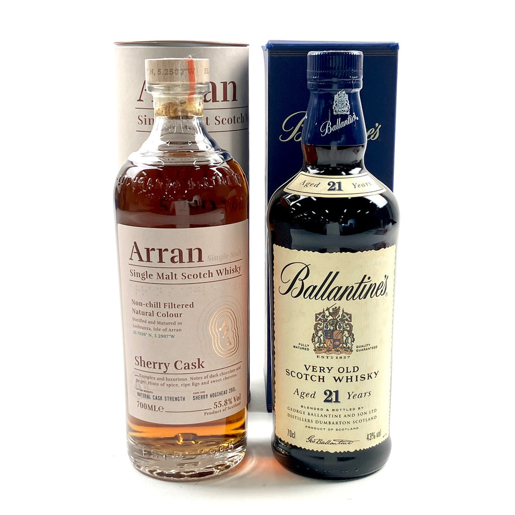 2本 アラン バランタイン 700ml ウイスキー セット 【古酒】liqbb