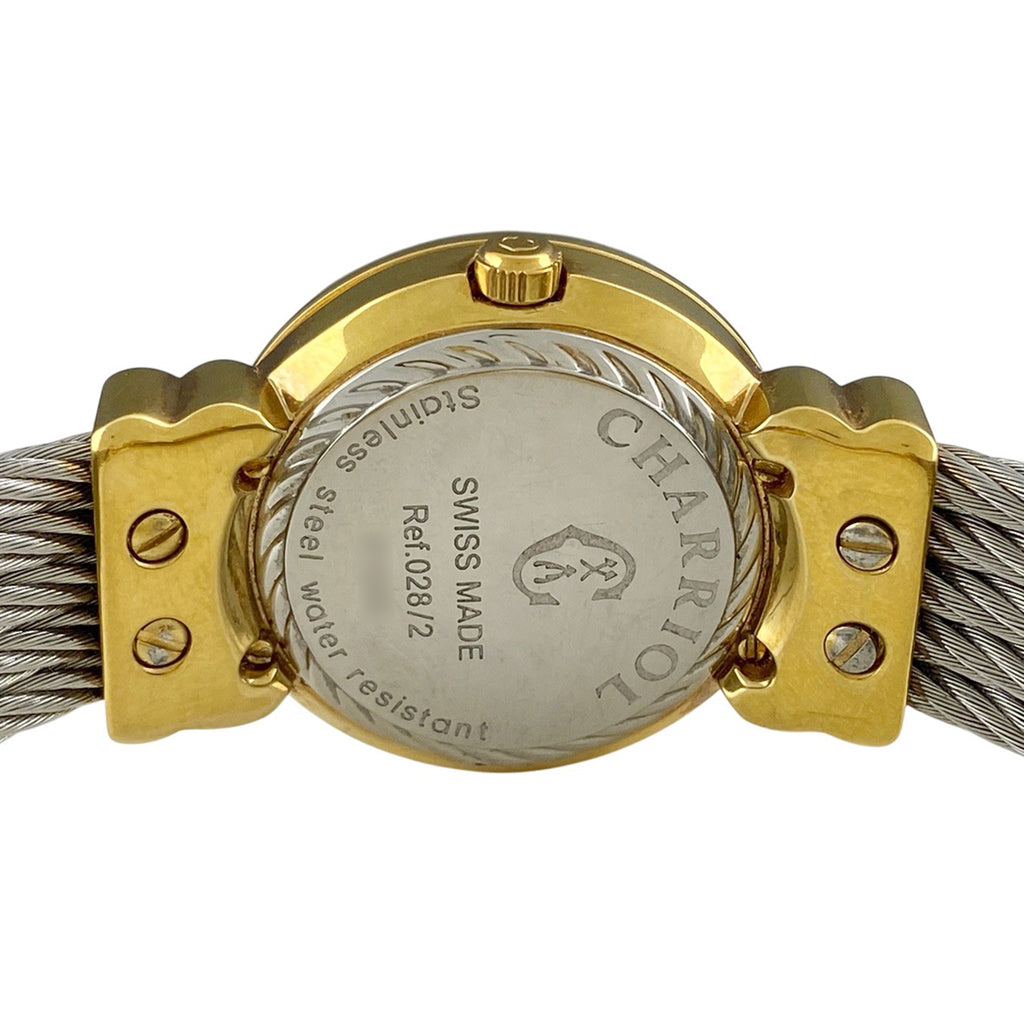 シャリオール サントロペ 028/2 腕時計 SS GP クォーツ レディース 【中古】wtcbb