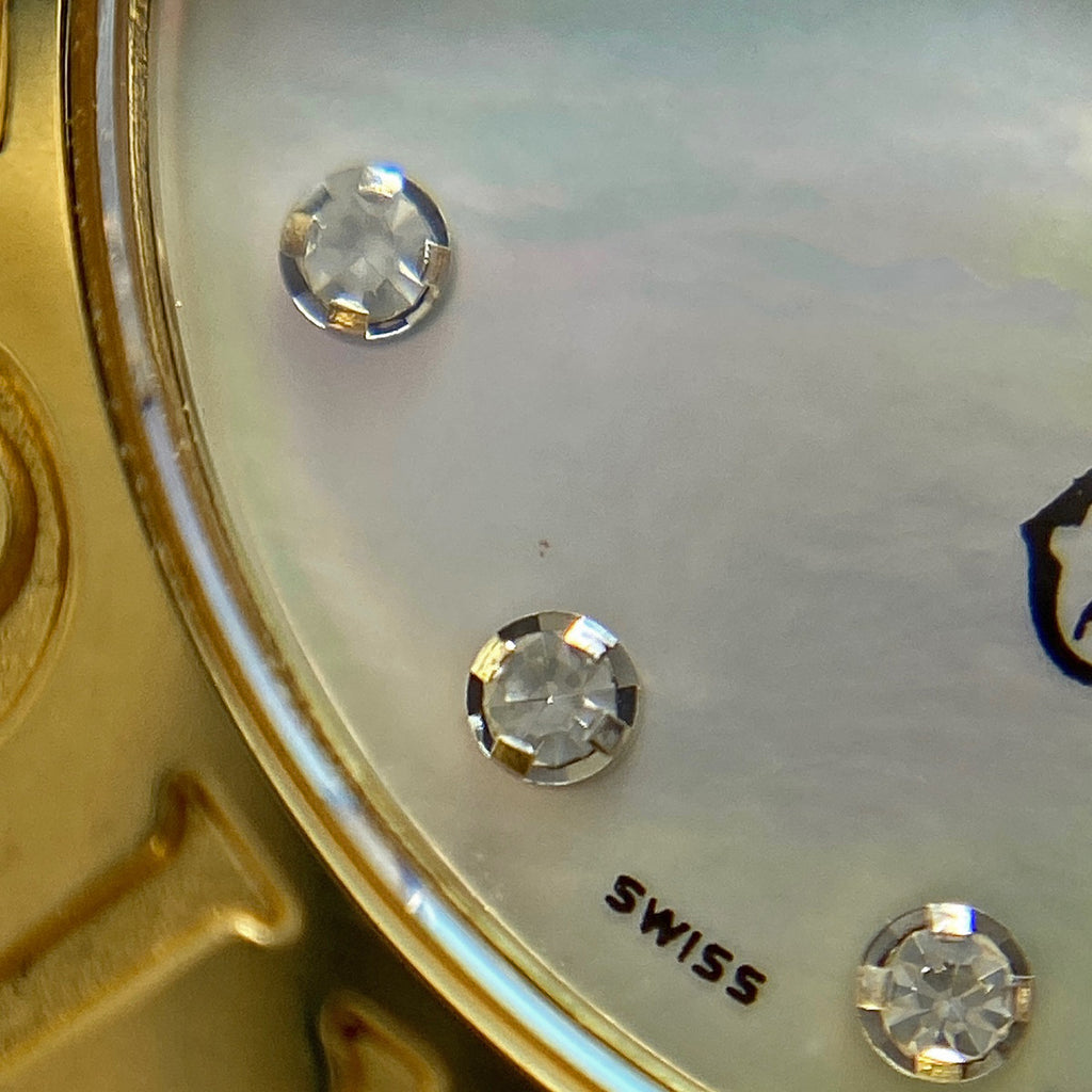 シャリオール サントロペ 028/2 腕時計 SS GP クォーツ レディース 【中古】wtcbb