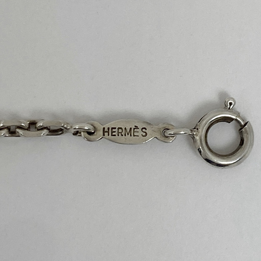 エルメス チェーン ネックレス シルバー925 シルバー レディース 【中古】bracc
