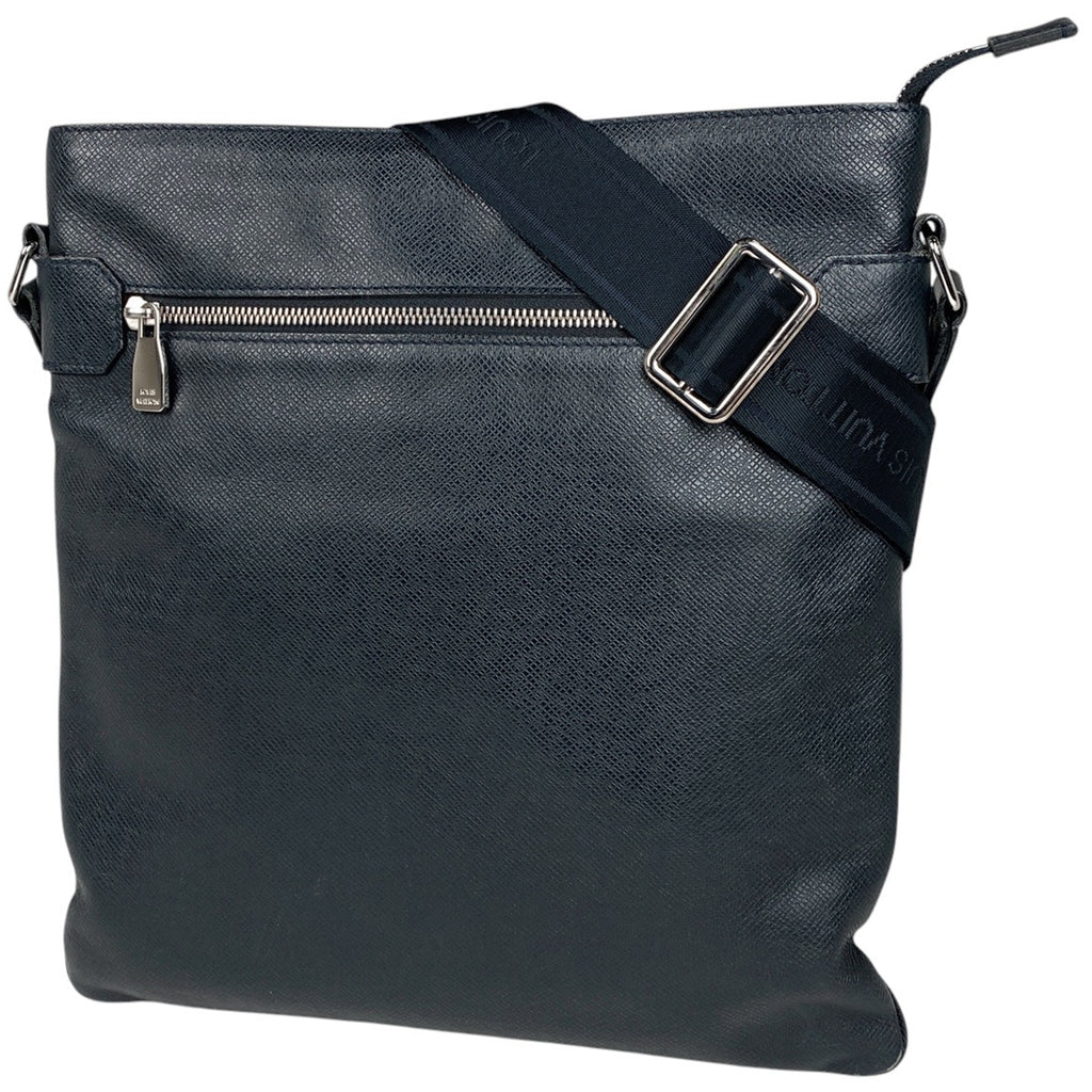 ルイ・ヴィトン サシャ 斜め掛け ショルダーバッグ タイガ ボレアル(ネイビー) M32629 メンズ 【中古】brbag