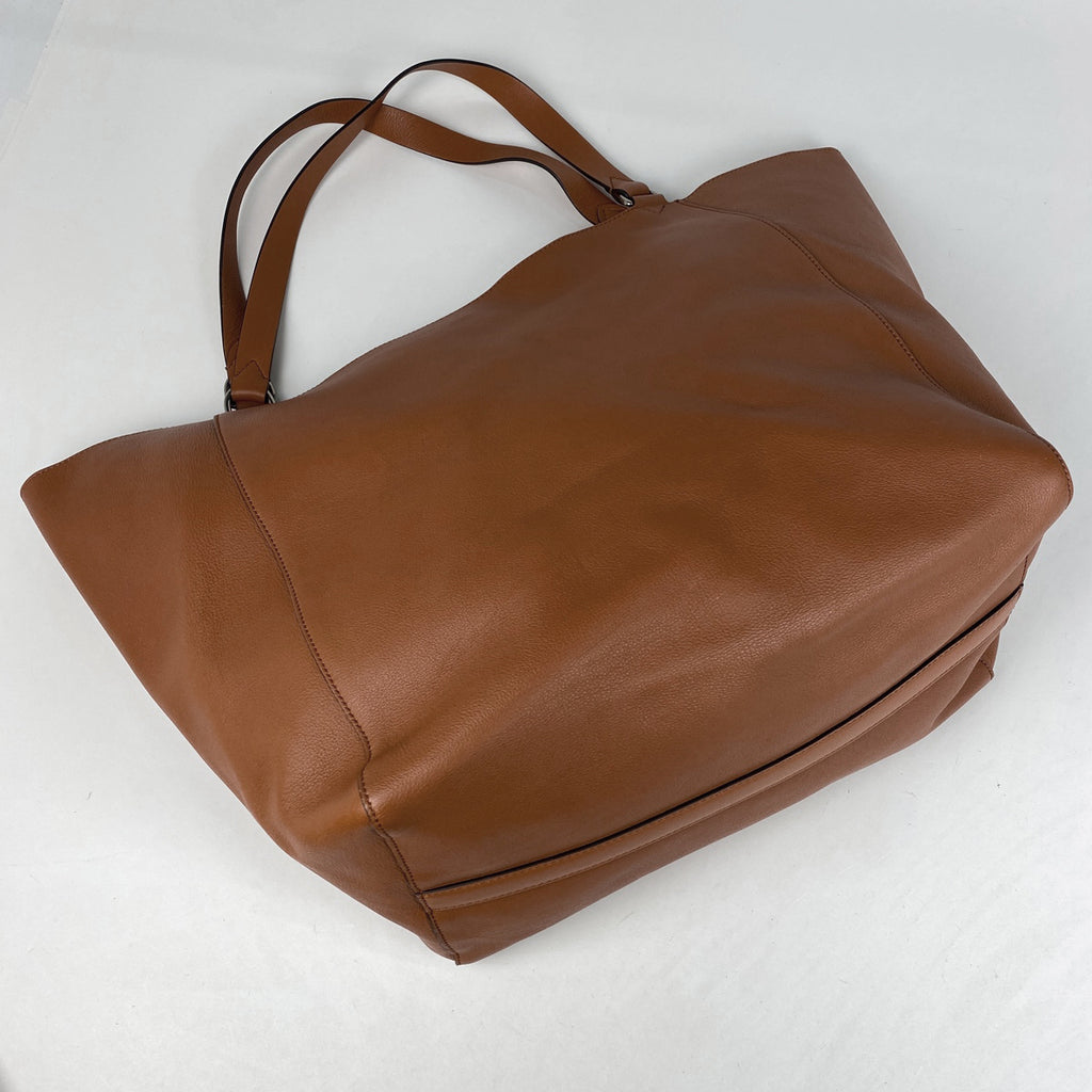 バーバリー ロゴ トートバッグ ショルダーバッグ トートバッグ レザー ブラウン レディース 【中古】brbag