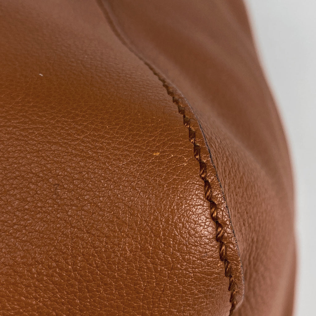 バーバリー ロゴ トートバッグ ショルダーバッグ トートバッグ レザー ブラウン レディース 【中古】brbag