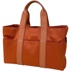 エルメス アカプルコ MM ハンドバッグ トートバッグ トワルシェブロン オレンジ レディース 【中古】brbag
