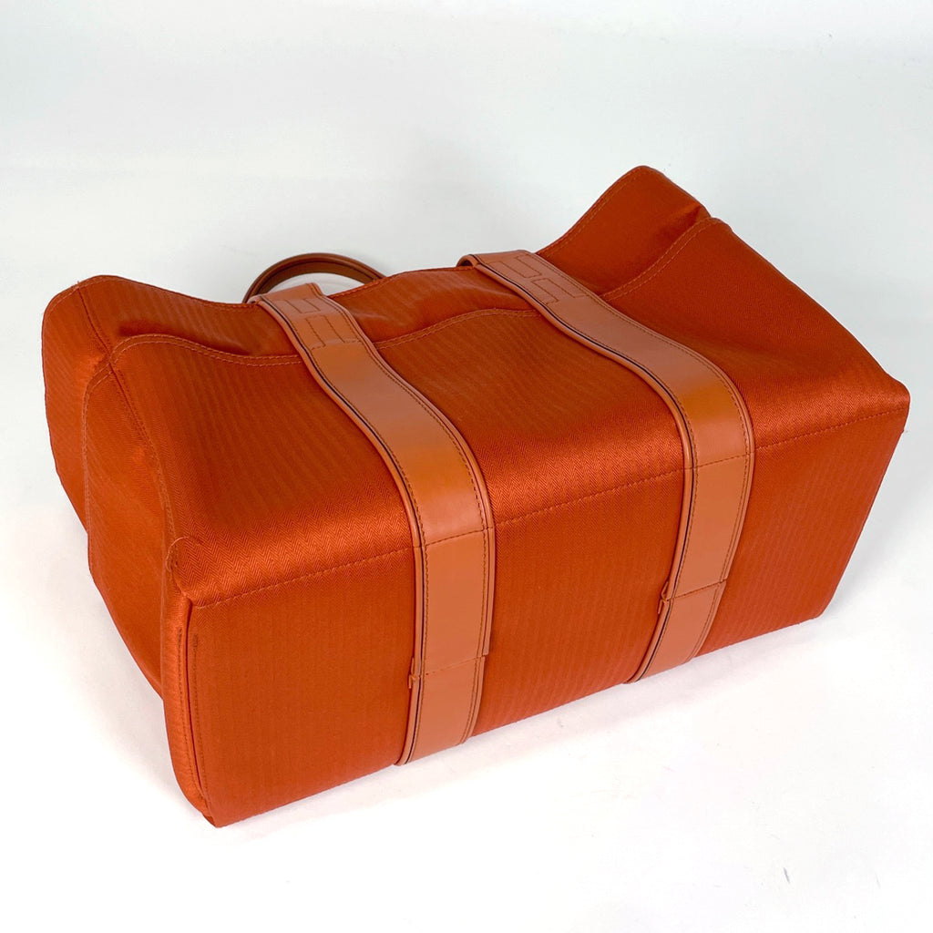 エルメス アカプルコ MM ハンドバッグ トートバッグ トワルシェブロン オレンジ レディース 【中古】brbag