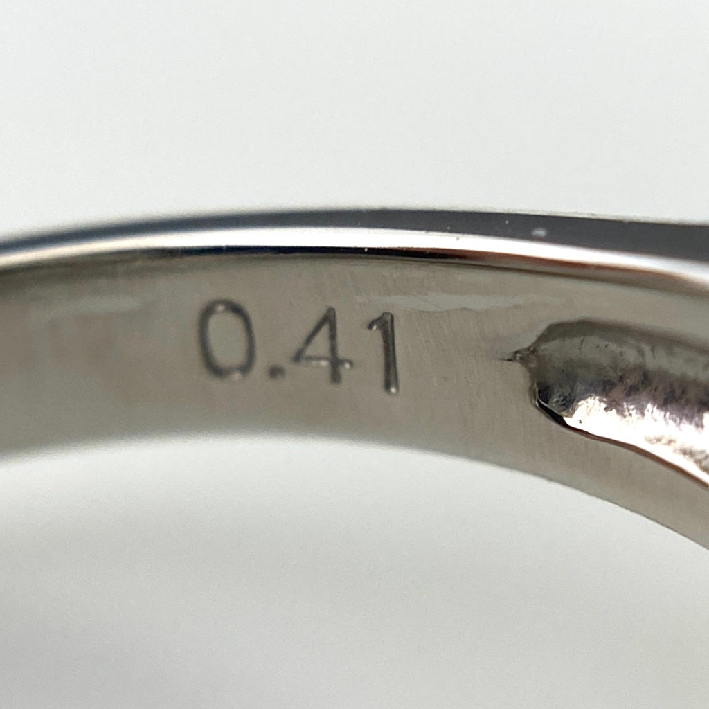 タサキ パール デザインリング プラチナ 指輪 メレダイヤ リング 11号 Pt900 パール ダイヤモンド レディース 【中古】brjwl